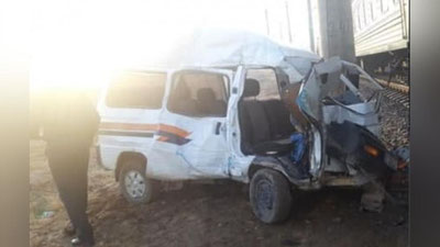 'Surxondaryoda "Damas" harakatlanayotgan poezd bilan to`qnashdi'ning rasmi