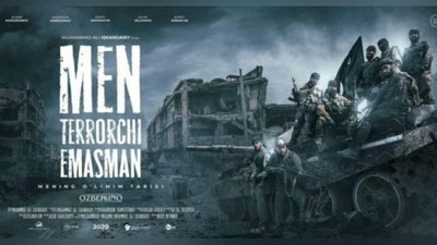 'Yoshlar ijod saroyida "Men terrorchi emasman. O`limim tarixi" filmining namoyishi bo`lib o`tmoqda.'ning rasmi