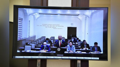 '“O`zbekiston Respublikasining ayrim qonun hujjatlariga o`zgartishlar kiritish to`g`risida”gi Qonun ma`qullandi'ning rasmi