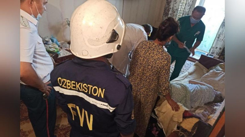 'Farg`onada uyidan qutqarib olingan bemor ayol shifoxonada vafot etdi'ning rasmi