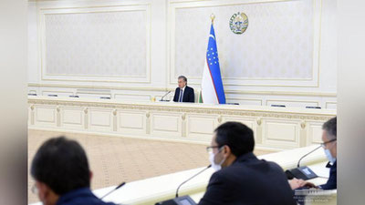 'Ayni daqiqalarda O`zbekiston bo`ylab koronavirus pandemiyasini jilovlash borasidagi ishlar tahlil qilinmoqda'ning rasmi