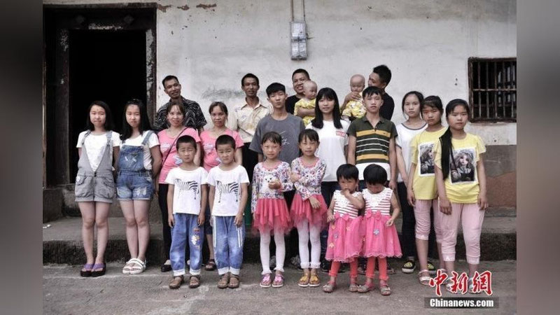 Изрображение 'В Китае обнаружили деревню близнецов'