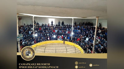 'Samarqandda xo`rozlarni "pul tikib" urishtirish uchun tuzilgan yashirin "arena" faoliyatiga chek qo`yildi (fotofakt)'ning rasmi