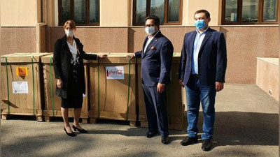 'Qoraqalpog`istonga COVID-19 bemorlarini davolash uchun 200 ming AQSh dollari qiymatdagi o`pkani sun`iy shamolatish uskunalari etkaziladi'ning rasmi