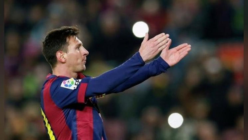 Изрображение 'Месси вернулся к тренировкам'