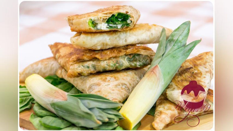 Изрображение 'ЛАВАШ С ЗЕЛЕНЬЮ'