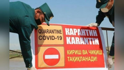 'Toshkent shahri "qizil" toifadagi hudud deb belgilandi, Samarqand esa...'ning rasmi