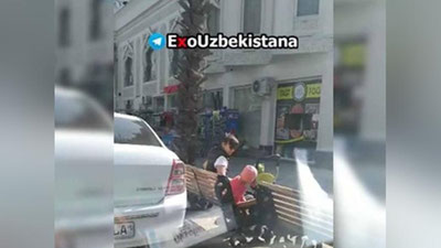 Изрображение 'В ГУВД обещали найти женщину, побившую ребенка на улице'