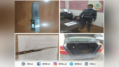 'Sovuq qurol olib yurish uchun javobgarlik belgilangan kundan boshlab 19 kun ichida Toshkentda 122 ta holat qayd etildi'ning rasmi