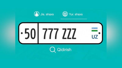 'Ўзбекистонда автомобиль учун энг қиммат рақам сотилди'ning rasmi