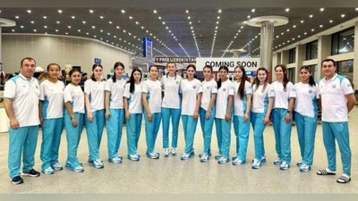 Изрображение 'Сборная Узбекистана принимает участие в ЧМ по гандболу среди девушек'