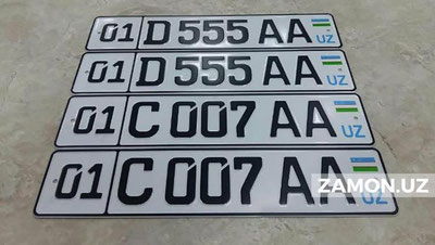 'O`zbekistonda “chiroyli” avtoraqamlarni sotish rekord darajaga chiqdi'ning rasmi