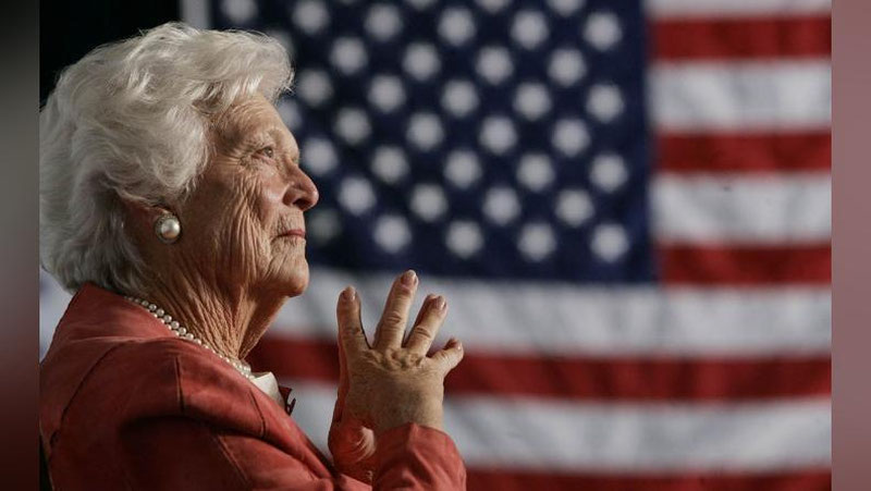 Изрображение 'УМЕРЛА БЫВШАЯ ПЕРВАЯ ЛЕДИ США БАРБАРА БУШ'