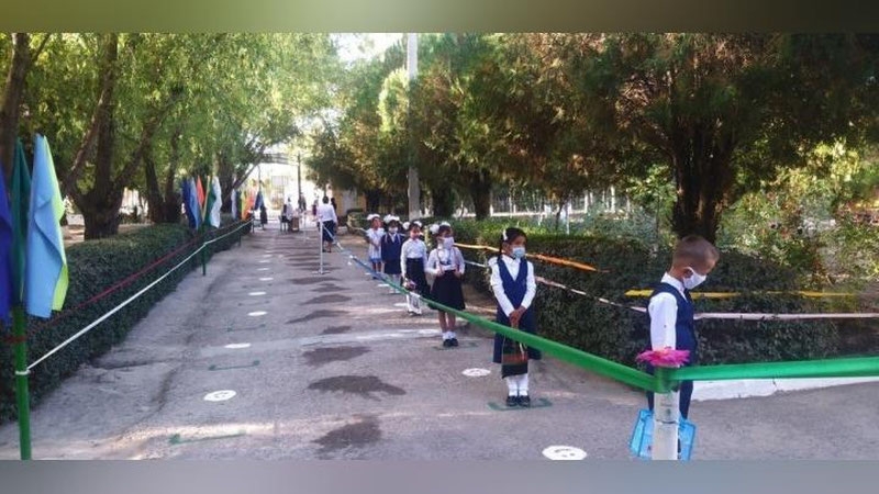 'Qashqadaryoda 112 ta maktabda an`anaviy darslar boshlandi'ning rasmi