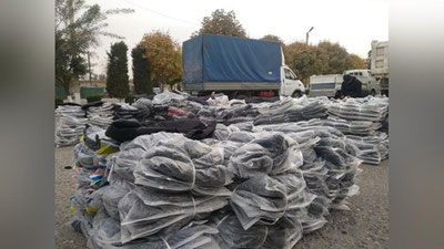 Изрображение 'Таможенники изъяли контрабандный товар в виде зимней одежды на 500 млн сумов'