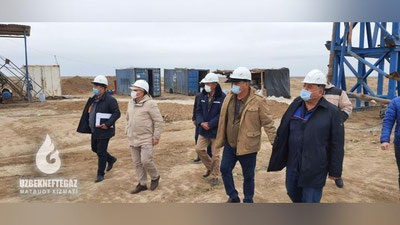 '“O`zbekneftgaz” boshqaruv raisi boshchiligidagi “Ishchi guruh” a`zolari tomonidan  Buxoro-Xiva neftgazli regionida olib borilayotgan ishlar o`rganildi (foto)'ning rasmi
