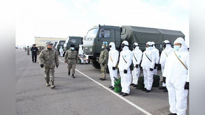 'Qozog`iston COVID-19 tufayli G`alabaning 76 yilligini nishonlamaydigan bo`ldi'ning rasmi