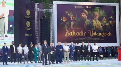 'Camarqandda “Bahodir Yalangto`sh” filmining ilk premerasi bo`lib o`tdi'ning rasmi