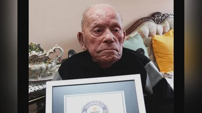 Изрображение 'В Испании умер старейший мужчина в мире'