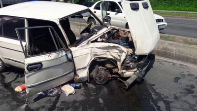 'Namanganda boshqaruvni yo`qotgan haydovchi piyodani umriga zomin bo`ldi'ning rasmi