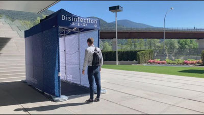 'Andijon maktablarida SSV taqiqlagan dezinfeksiya tunneli yana o`rnatilyaptimi?'ning rasmi