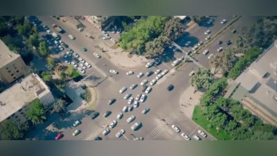 Изрображение 'ВИДЕО: НОВЫЙ ВИД ПЕРЕКРЕСТКА УЛИЦ АМИРА ТЕМУРА И ОСИЁ'