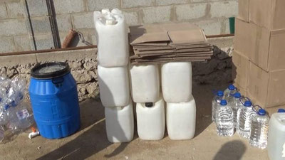 Изрображение 'В подпольном цехе в Нукусе производили самодельную водку'