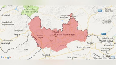 Изрображение 'В Наманганской области зарегистрировали землетрясение'