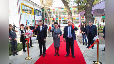 Изрображение 'Первое модульное здание установили в детском саду Ташкента (фото)'