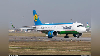 Изрображение 'Самолет из Лондона не смог сесть в Ташкенте'