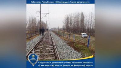 Изрображение 'В Самаркандской области пассажирский поезд переехал пешехода'