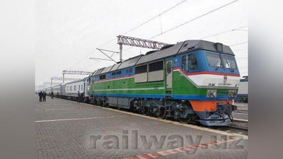 Изрображение 'Снижена скорость поездов на въезде в Ташкент из-за Сергелийской линии метро'