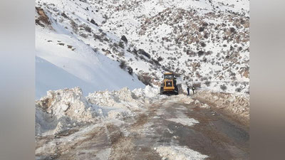 Изрображение 'МЧС устранило последствия схода снежной лавины на трассе "Шахрисабз - Термез"'