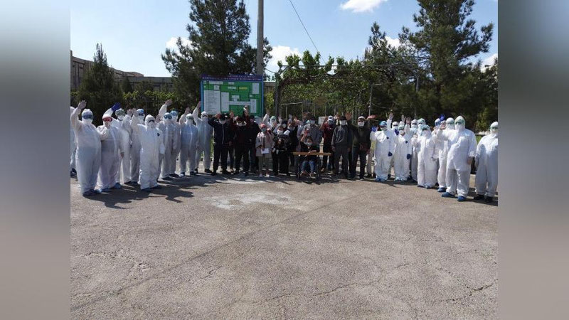 Изрображение 'Выздоровели еще 11 пациентов Бухарской областной инфекционной больницы'