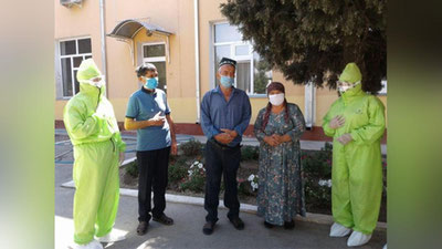 Изрображение 'Из Наманганской инфекционной больницы выписаны трое пациентов'