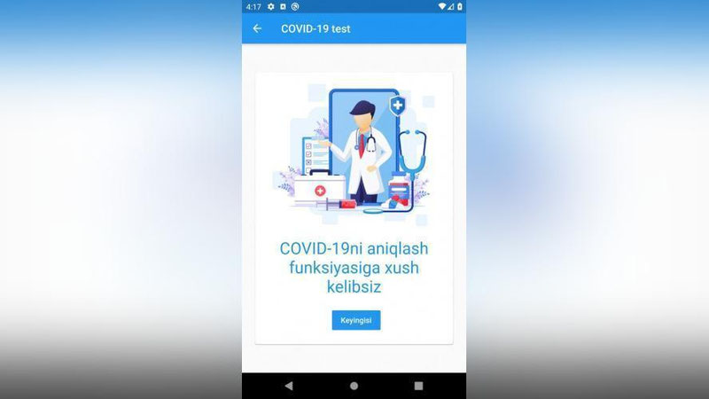 'Ўзбекистонда COVID-19га қарши масофани сақлаш ҳақида огоҳлантирувчи мобил илова яратилди'ning rasmi