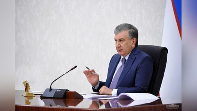'Shavkat Mirziyoev: kasallarni davolashga ham, iqtisodiyotni ishlatishga ham majbur va mas`ulmiz'ning rasmi