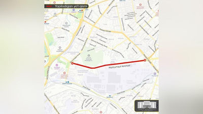 Изрображение 'Часть улицы Махтумкули в Ташкенте будет закрыта на ночь'