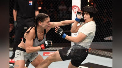 Изрображение 'Представительница Узбекистана Лилия Шакирова дебютировала в UFC (видео)'