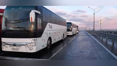 'Rossiyadan 150 nafar  o`zbekistonlik avtobuslarda olib kelinmoqda'ning rasmi