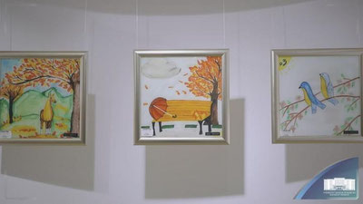 Изрображение 'Необычная выставка-продажа детских рисунков открылась в Ташкенте (фото, видео)'