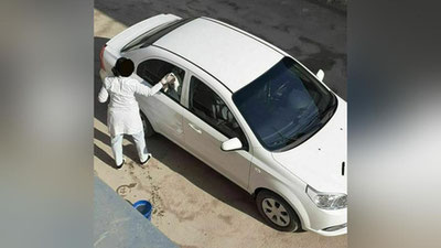 'Yana bir mudira shaxsiy mashinasini poliklinika xodimiga tozalatdi, natijada...'ning rasmi