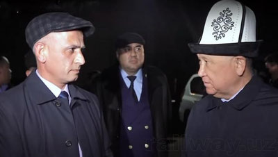 'O`zbekiston yuborgan 3 ming tonna bug`doy Qirg`izistonga etib bordi. Yaqinda yana shifoxona konteynerlari ham yuboriladi'ning rasmi