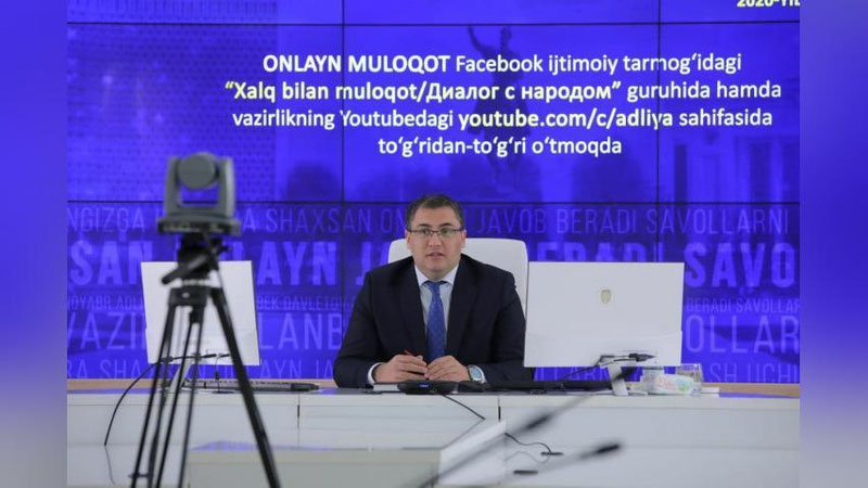 '#onlayn "Бу биз учун фавқулодда ҳолат". Адлия вазири ДХАларда "ИНН" олиш учун пул сўралаётганига муносабат билдирди'ning rasmi
