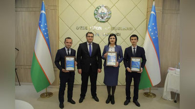 'Tanlovlar g`oliblari taqdirlandi — Adliya vazirligi'ning rasmi