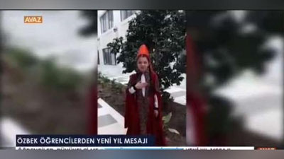 'Gulistonlik o`quvchining yangi yil tabrigi Turkiya televideniyasida namoyish etildi(video)'ning rasmi