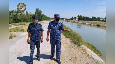 Изрображение 'В Ферганской области инспектор профилактики спас пытавшуюся утопиться в канале девушку'