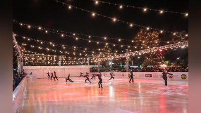 'Toshkentda ochiq muz maydoni tantanali ochildi. Tadbirlar bir oy davom etadi va bepul (foto)'ning rasmi