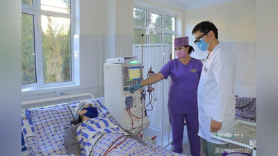 'Samarqanddagi gemodializga muhtoj bolalarga endi viloyatning o`zida tibbiy yordam ko`rsatiladi'ning rasmi