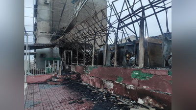 'Farg`onada oziq-ovqat  do`koni yonib ketdi (foto)'ning rasmi